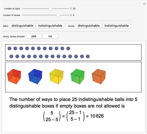 distribute 3 balls in 3 distinguishable boxes|how to distribute k balls into boxes.